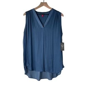 NWT Vince Camuto Dusty Blue Daybreak Tank Top / Women’s Size 1X